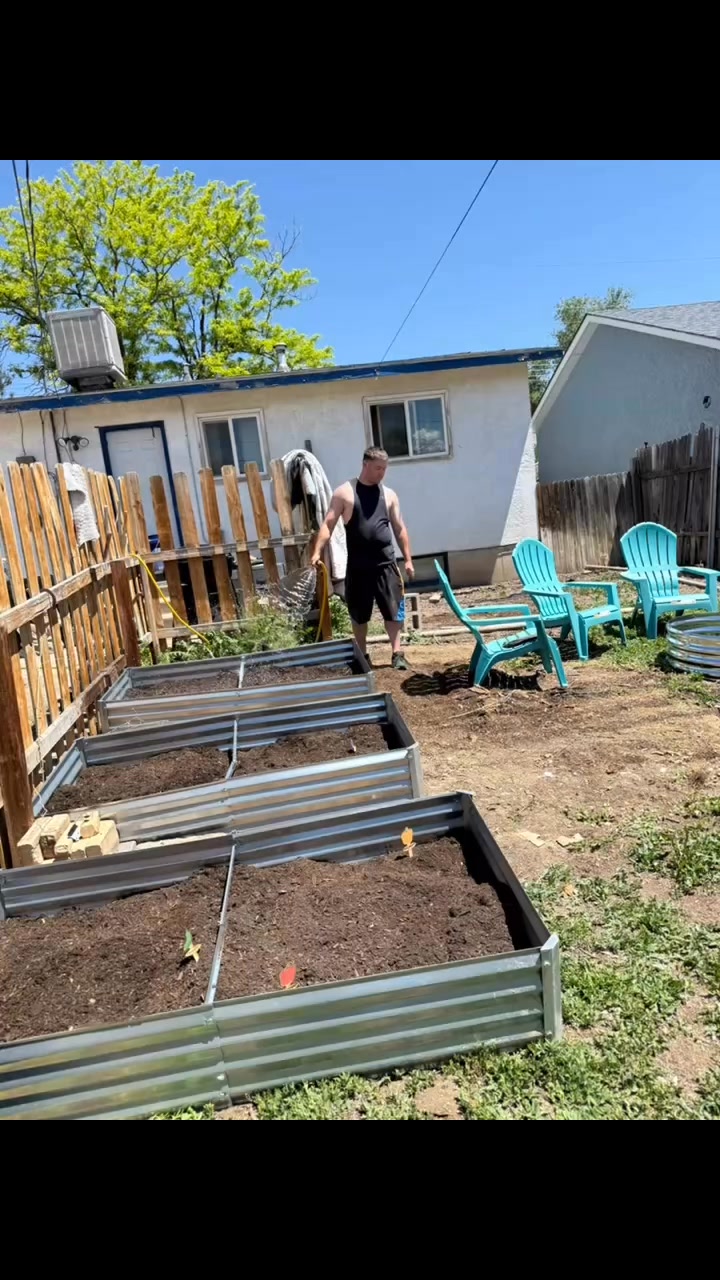 It’s the start of our garden